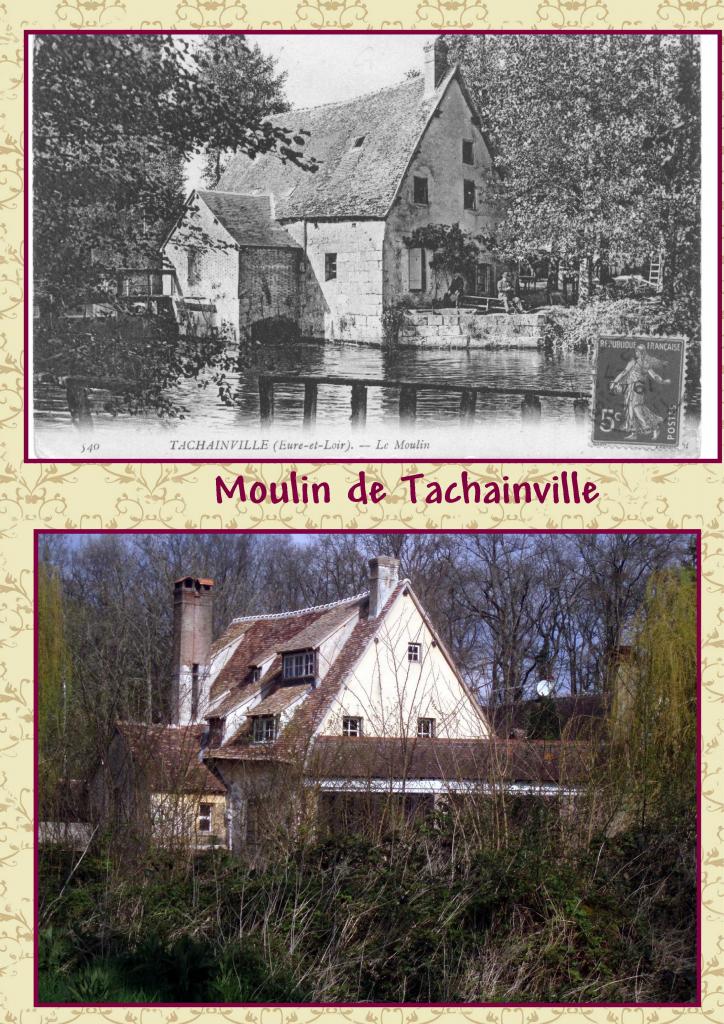 3 Le moulin avant et en 2009