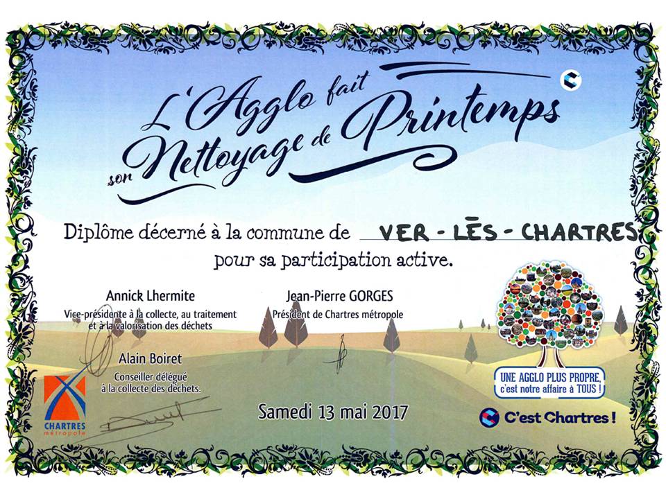 2017 diplome nettoyage printemps