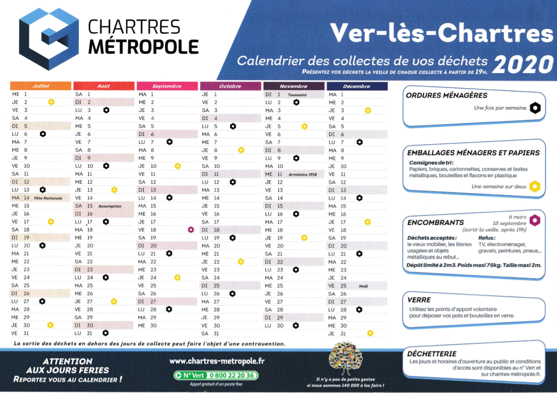 Calendrier Encombrants Eure Et Loir 2023 Déchets